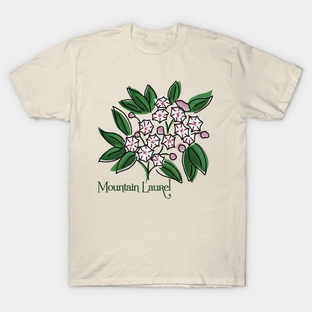 Mountain Laurel T-Shirt by Slightly Unhinged